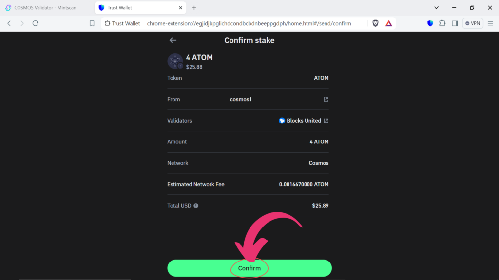 Is ATOM Proof of Stake, Is ATOM staking legit, Why is staking ATOM a good idea, Is ATOM staking worth it, Is ATOM good for staking, Can I restake ATOM, Compound ATOM staking rewards, Where to stake ATOM, The best place to stake ATOM, How does ATOM staking work, What wallets support ATOM, Does Trust wallet support ATOM, How to stake Cosmos ATOM with Trust wallet, How to delegate ATOM tokens, Which Trust wallet ATOM validator, The best ATOM validator, Which ATOM validator do I choose, ATOM staking APY, What is the reward for ATOM staking, How do I get ATOM on my Trust wallet, Trust wallet staking guide, ATOM staking rewards calculator, How to add ATOM to Trust wallet, How long does it take to unstake ATOM, Should I stake ATOM on Kraken, Should I stake ATOM on Coinbase, Should I stake ATOM on Binance,